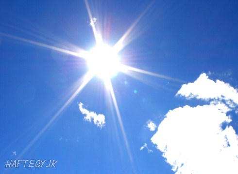 Sun-in-blue-sky_Haftegy.ir